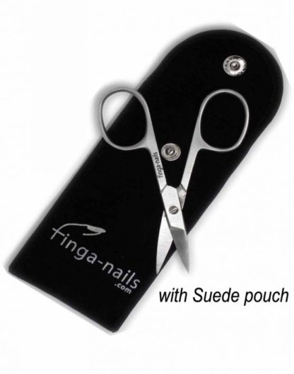 Nail scissors curved blade