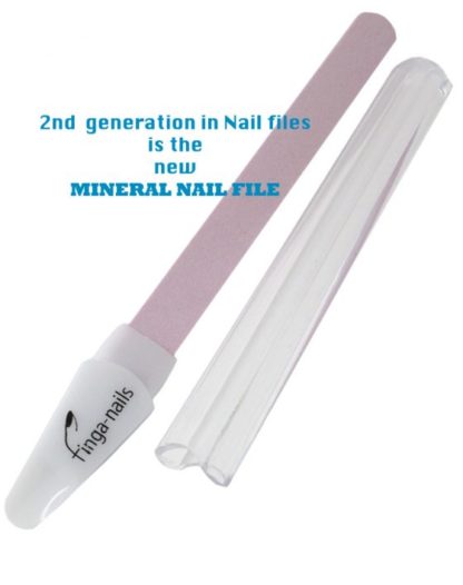 Mineral nail file in self contained protective case is the Ultimate Mineral nail file