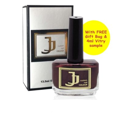 FINGA-NAILS - JJ Custom Colour Burgundy Berry luxury nail enamel