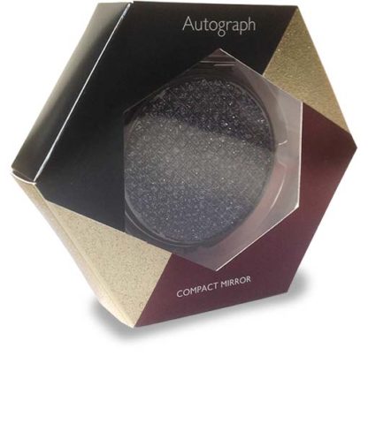 Autograph Hematite Sparkle compact cosmetic mirror