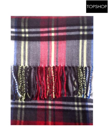 Top Shop Tartan oversized scarf shawl