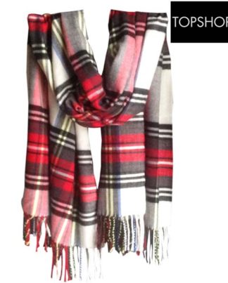 Top Shop Tartan oversized scarf shawl