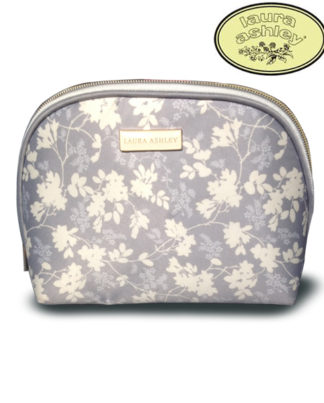 Laura Ashley Royal Bloom Ninette print medium Cosmetic bag