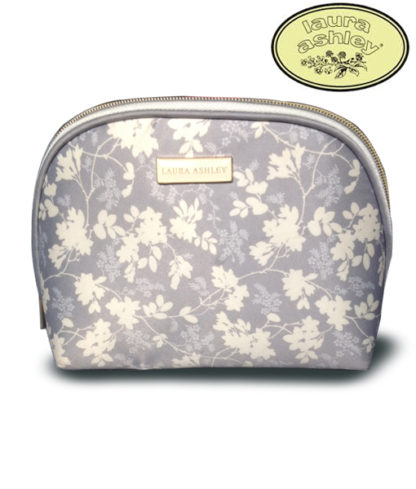 Laura Ashley Royal Bloom Ninette print medium Cosmetic bag