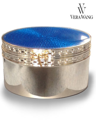 Vera Wang With Love Dragonfly Silver treasures enamel trinket box