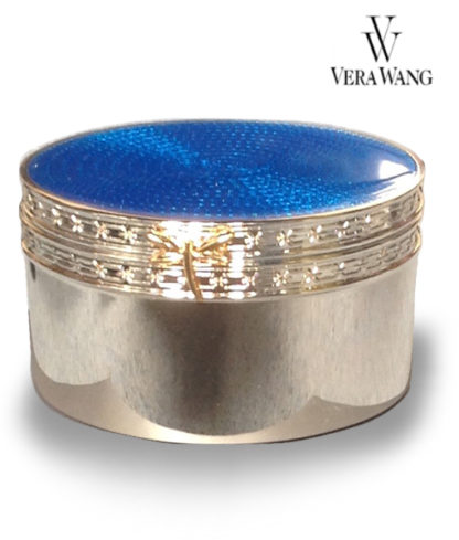 Vera Wang With Love Dragonfly Silver treasures enamel trinket box