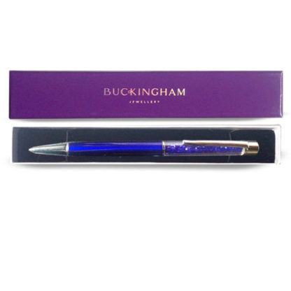 Buckingham Royal Blue Crystalline ballpoint pen