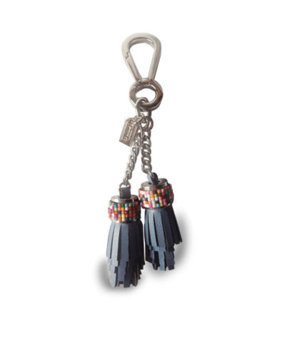 DUNE Blue Shellie double tassel bag charm