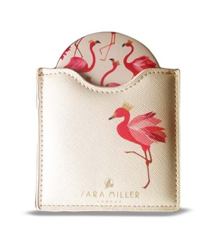 Sara Miller Flamingo Cosmetic Mirror