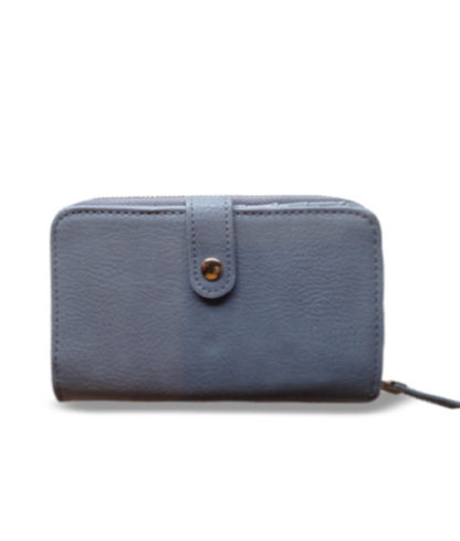 Accessorize Emma Blue bow zip top women’s purse/wallet