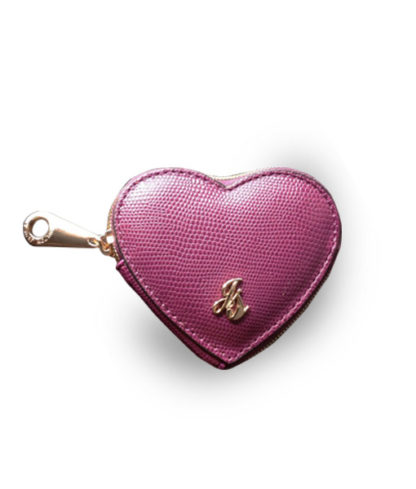 Jane Shilton Magenta Heart Coin purse