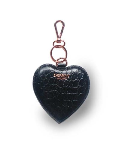 OSPREY Kelim Black Heart Croc Keyring