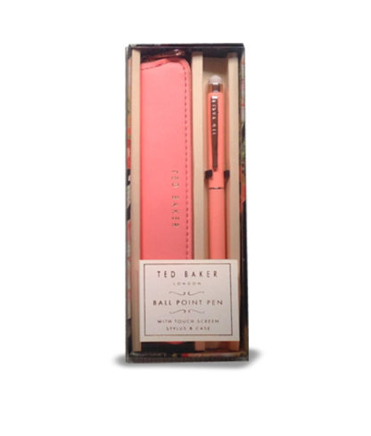 TED BAKER Coral Stylus Ballpoint Pen and Case