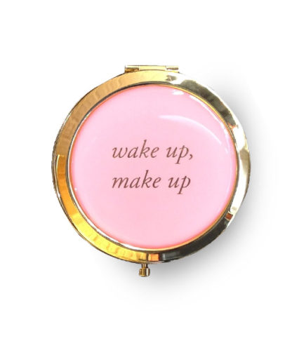 Wake up Make up Pink Double Mirror Compact