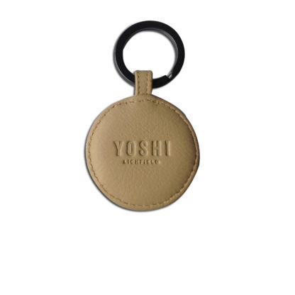 YOSHI Jammy Dodger Biscuit Leather Keyring