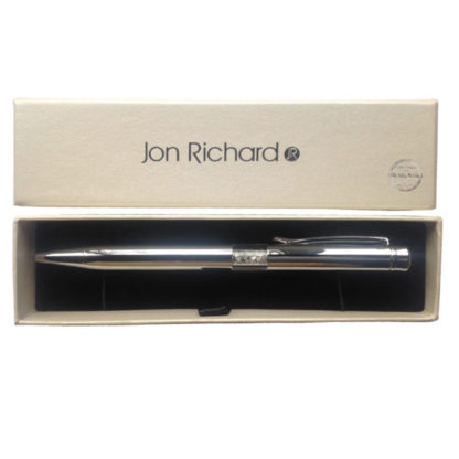 Jon Richard Swarovski Crystal Silver Shaker Ballpoint Pen