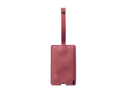 Penhaligons Pink leather luggage tag