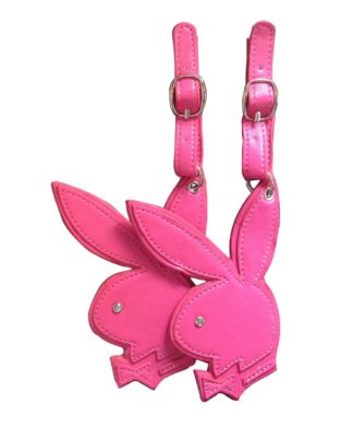 Playboy Bunny Pink luggage tags