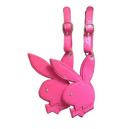 Playboy Bunny Pink luggage tags
