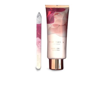 TED BAKER Pampering Petals Blush Pink Hand cream nail file duo