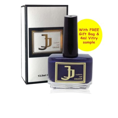 FINGA-NAILS - JJ Custom Colour Midnight Blue luxury nail enamel 