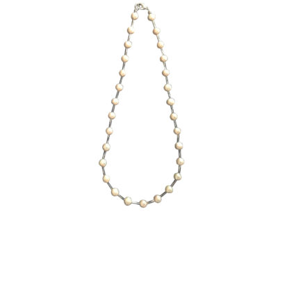 Freshwater Pearl Twist Bar Necklace