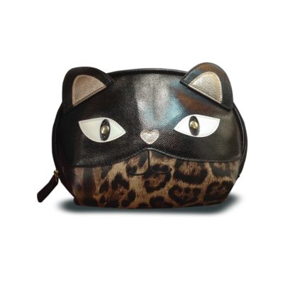 Stella & Max Leopard Cat cosmetic Bag