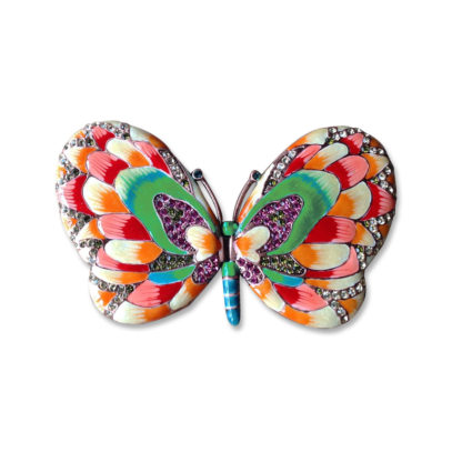 Butler & Wilson Butterfly Gemstone Compact Mirror