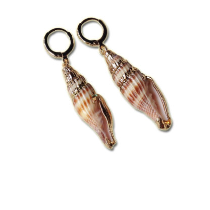 Conch Seashell Drop Earrings | Ariel Conch earrings