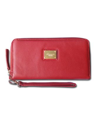 Kenneth Cole Wristlet Purse | Large Red Leather purse