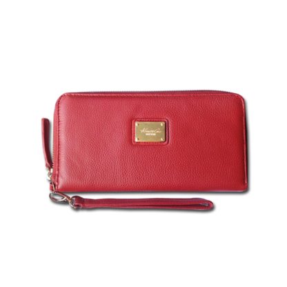 Kenneth Cole Wristlet Purse | Large Red Leather purse