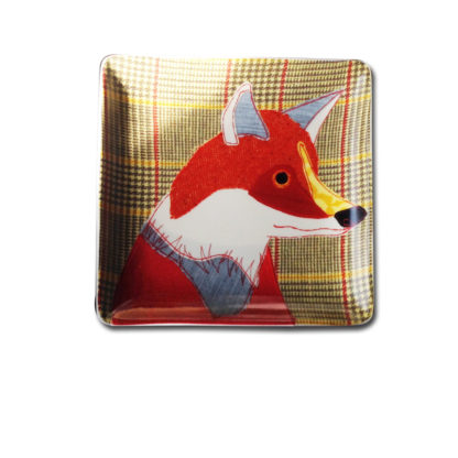 Mr Fox Trinket Tray | Beasties Magpie Carola Van Dyke