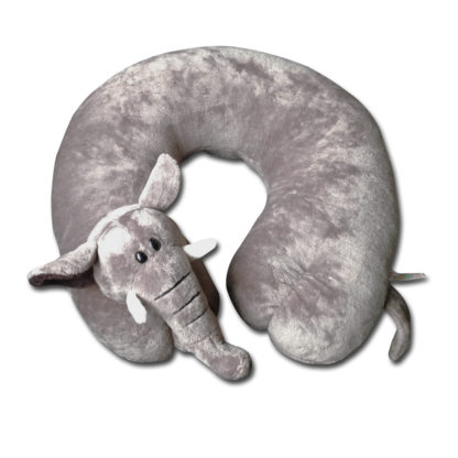 Childs Elephant Pillow Support | Novelty Travel cushion