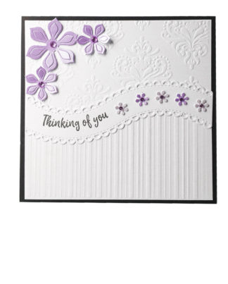 Thinking of you handcrafted card