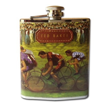 TED BAKER Hip Flask | Bicycle race Design
